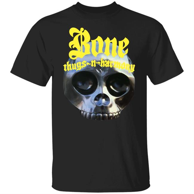 Klay Thompson Bone Thugs N Harmony Skull Shirt Golden State Warriors