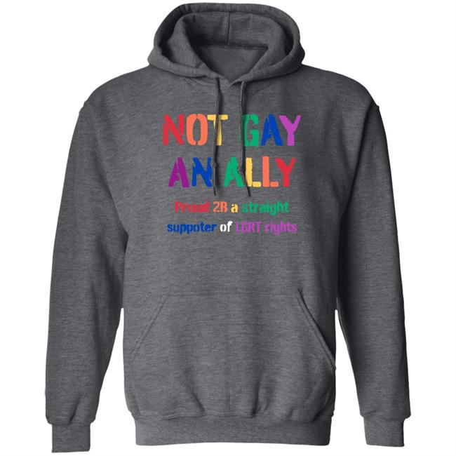 Not Gay An Ally Proud 2B A Straight Supporter Of Lgrt Rights Shirt Michael Benjamin
