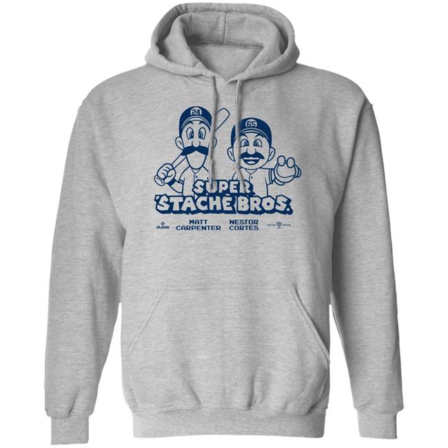 Matt Carpenter X Nestor Cortes Super ‘Stache Bros Shirt Rotowear Merch