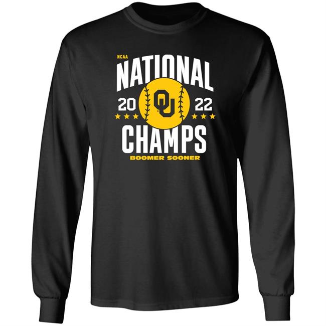 National Champs 2022 Boomer Sooner Shirt Homefield Apparel Merch 2022 Oklahoma Softball National Champs T Shirt
