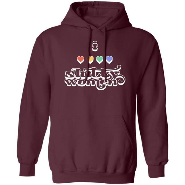 I Heart Slutty Women Shirt Chrissy Chlapecka