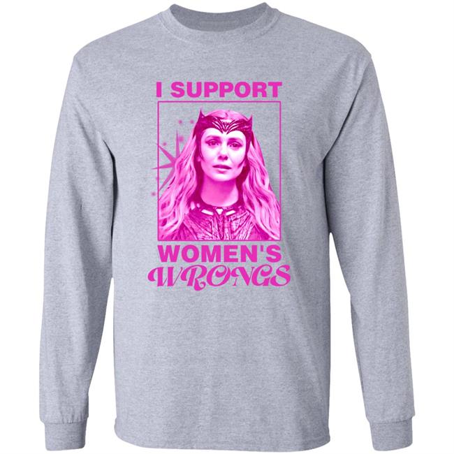 Scarlet Witch I Support Women’S Wrongs Shirt Chaoticwxtch Shop Embercases