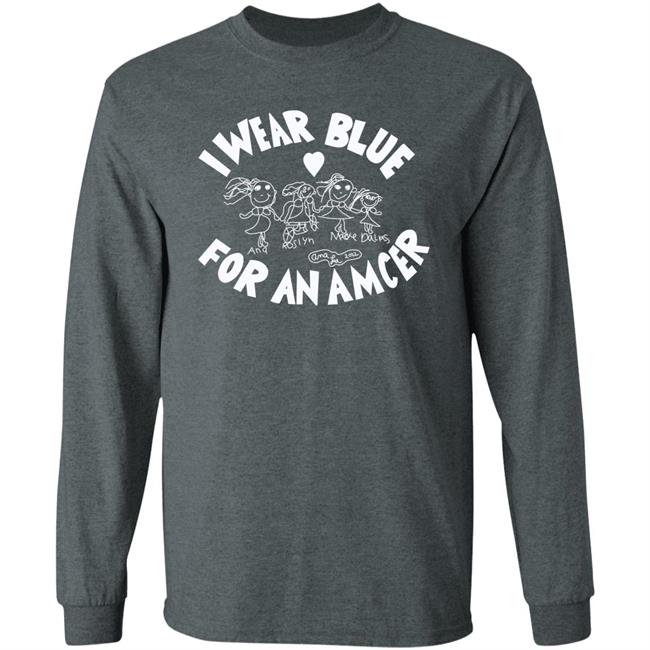 I Wear Blue For An Amcer Shirt I Wear Blue For AMC Shirt AMC Princess Ana