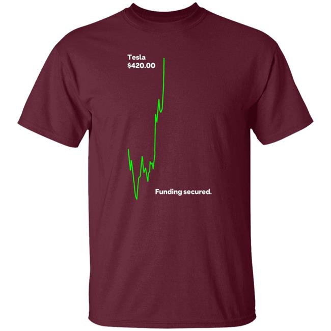 Whole Mars Catalog Tesla $42000 Funding Secured Shirt