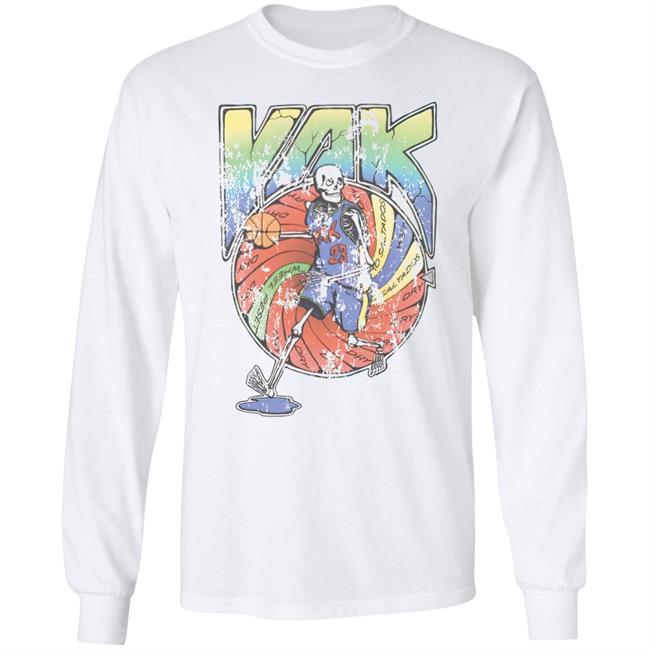 Big Cat Yak Skeleton Shirt Barstool Sports Store
