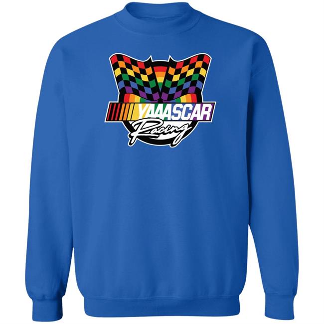 Nascar Checkered Flag Black Yaaascar Shirt Nascar Pride Merch Yasscar Shirt
