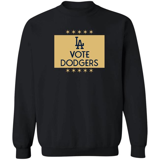 Los Angeles Dodgers Vote Dodgers T-Shirt