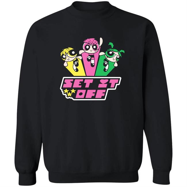 Set It Off Band Merch Powerpuff Girls Set It Off Shirt