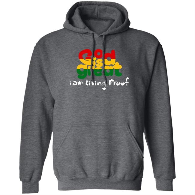Larenz Tate God Is Great I Am Living Proof Shirt Godisgreatapparel Store