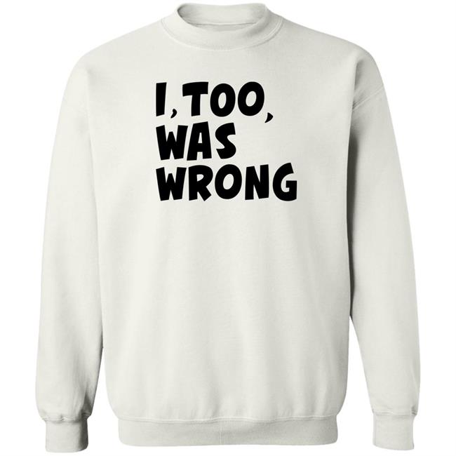 Julie Stewart-Binks Wearing Tampa Bay Lightning I Too Was Wrong Shirt