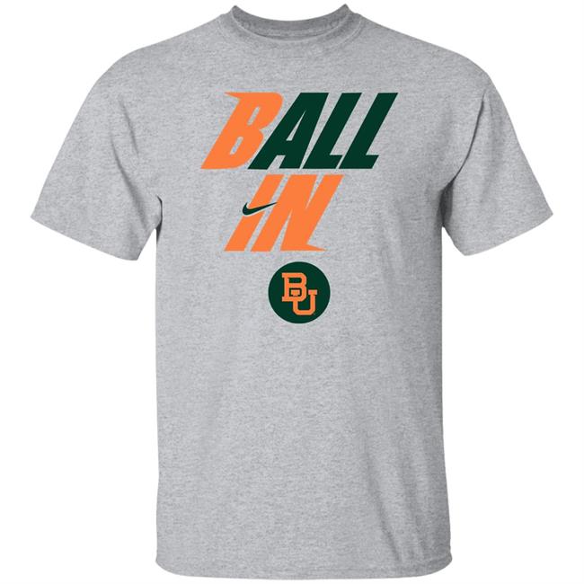 Baylor MBB Ball In Baylor Men’s Basketball Long Sleeves T Shirt