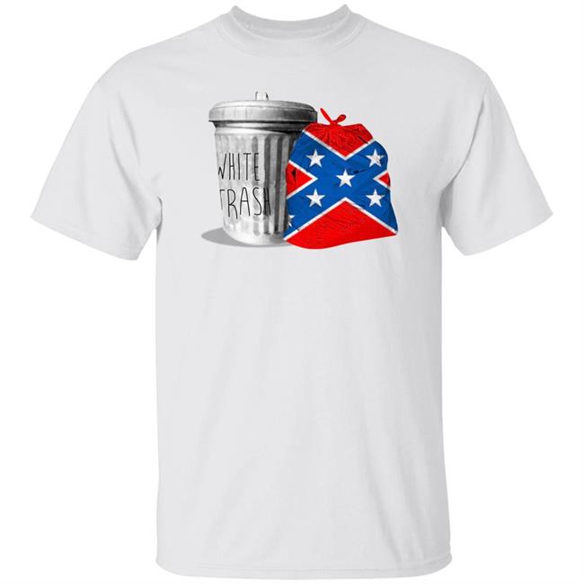 Confederate Flag White Trash Shirt Kyle Refreshed Collection
