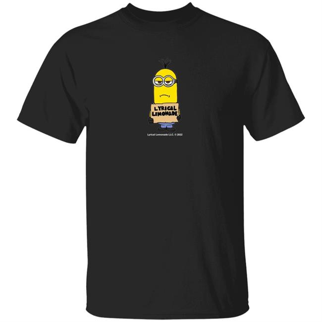 Ll X Minions Black Shirt Lyrical Lemonade Merch Minions Collection