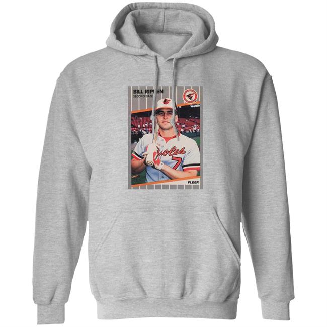 Bill Ripken Second Base Face Card 1989 Fleer Shirt Baseball Error Card Baltimore Orioles