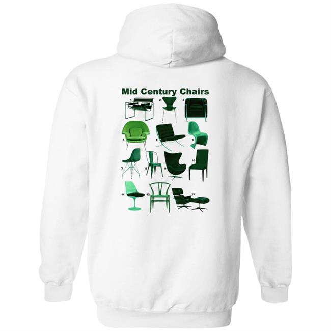 Mid Century Chairs Shirt In A Panoramic