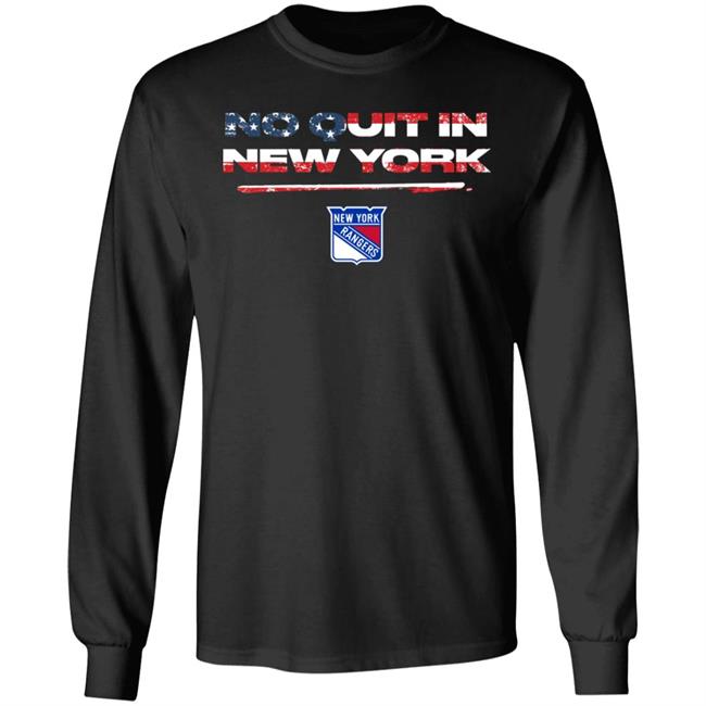 Rangers No Quit In New York Stars Stripes Flag Usa Shirt New York Rangers