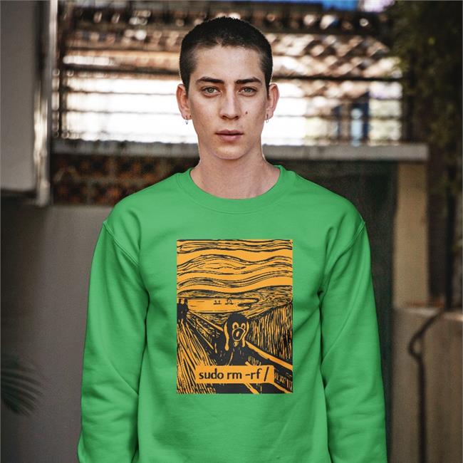 R3wst3r Screaming Tux Linux Sudo Rm -Rf T Shirt Notwillmorgan