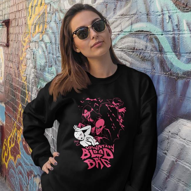 Voluntary Blood Bag Sweatshirt Black