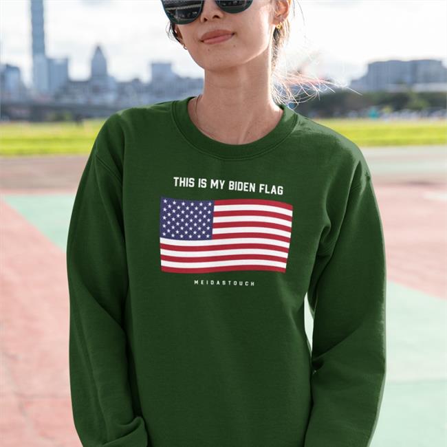Black Meidastouch Store This Is My Biden Flag Tee