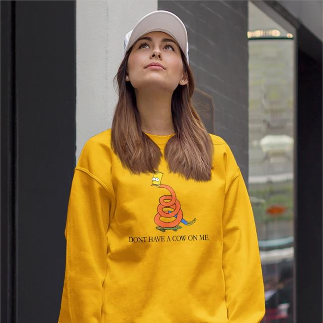 The Simpsons Don't Have A Cow On Me T Shirts