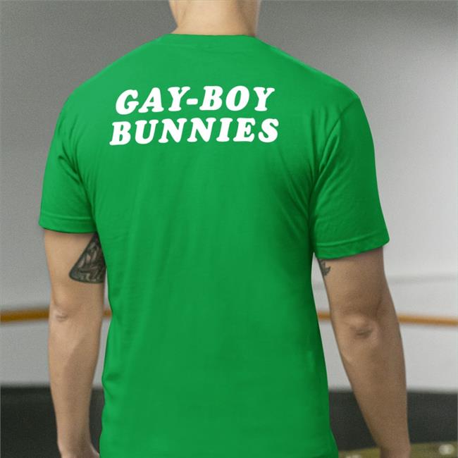 Black Weird Thrift Store Shirts Gay-Boy Bunnies Shirt