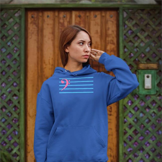 Trans Bass Clef Shirt Threatnotation