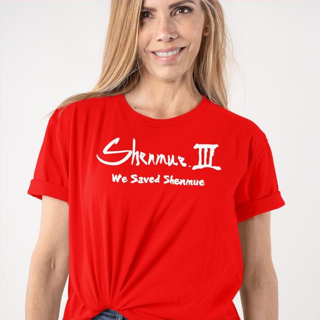 DaveOshry Shenmue III We Saved Shenmue Hoodied Sweatshirt