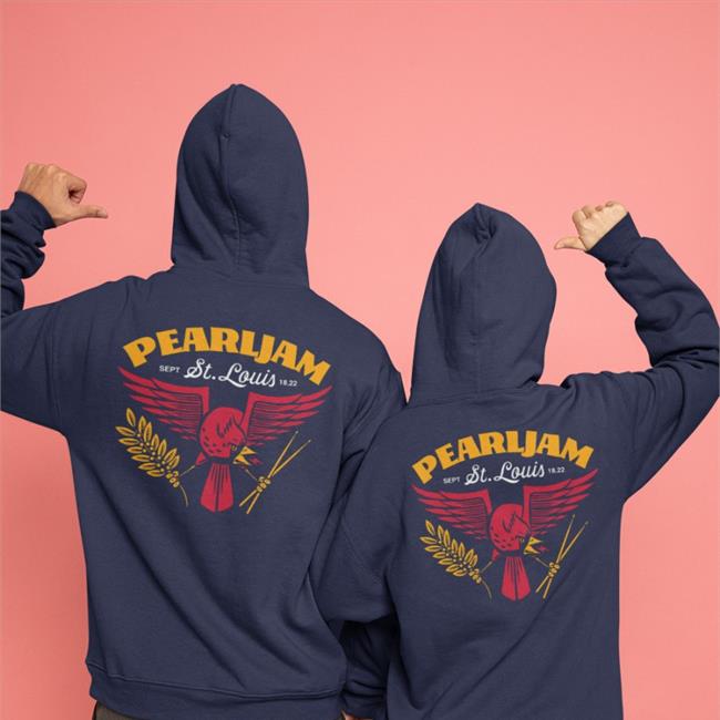 Pearljam St Louis Pearljam Sept St Louis 18 22 Tee Shirt