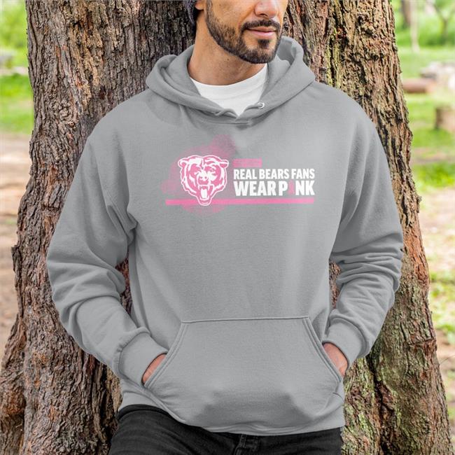 The 2022 Real Bears Fans Wear Pink Tee The Chicago Bears And Bears Care