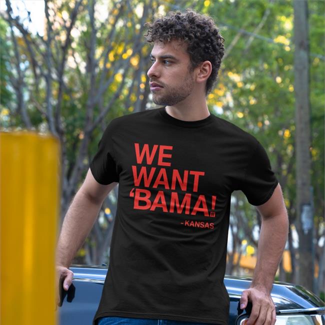 Light Blue We Want Bama Shirt Raygun Site Store