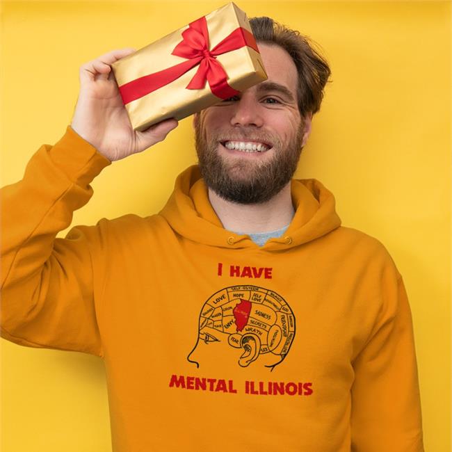 Goodshirts Store I Have Mental Illinois T Shirt