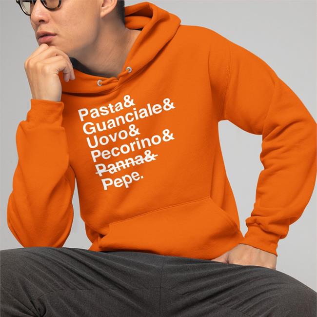 Pasta Guanciale Uovo Pecorino Panna Pepe Shirt