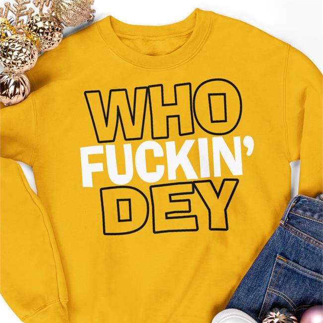Who Fuckin Dey T Shirt Orange Jay Morrison