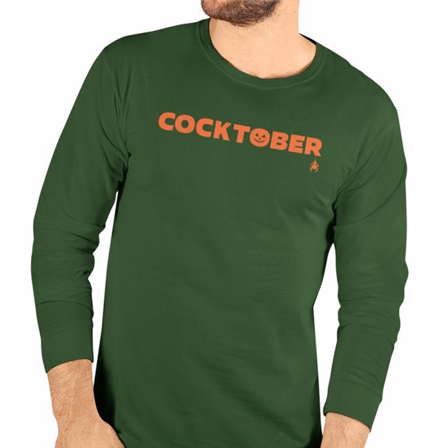 Cocktober Black Tee Shirt