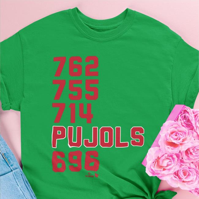 765 755 714 Pujols 696 Tee Shirt