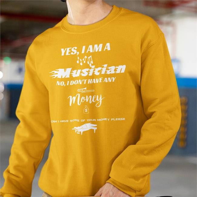 Yes I Am A Musician No I Don't Have Any Money Hoodie Sweatshirt