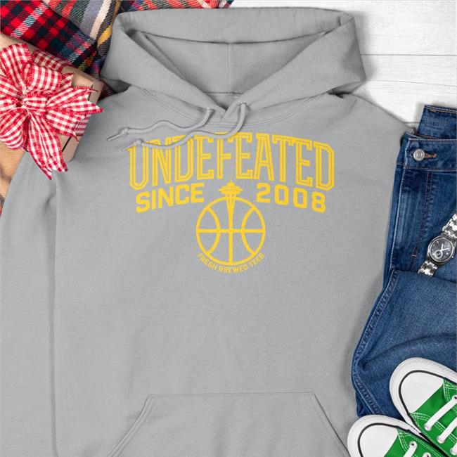 Undefeated Since 2008 Fresh Brewed Tees Shirts