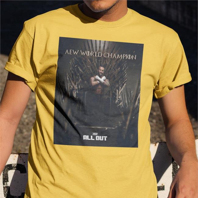 Aew On Tv Aew World Champion All Out Tee Shirt Andnew