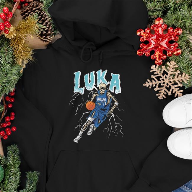 Luka Doncic Dallas Skeleton Shirt Mavs Ffl Drakon Apparel Merch