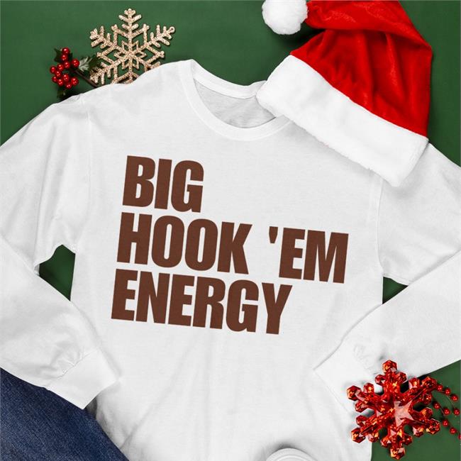 Dr. April Finkley Big Hook 'Em Energy Shirt White