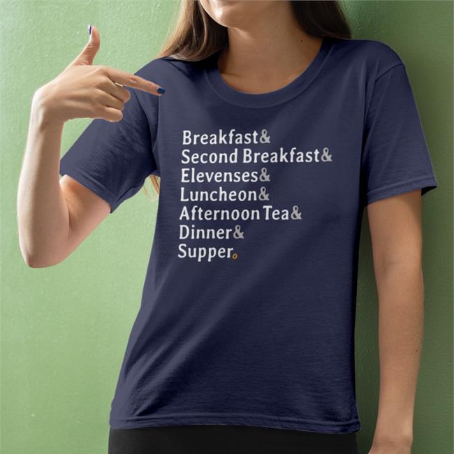 Nursekelsey Black Nursekelsey Breakfast Second Breakfast Elevenses Luncheon Afternoon Tea Dinner Supper Tee