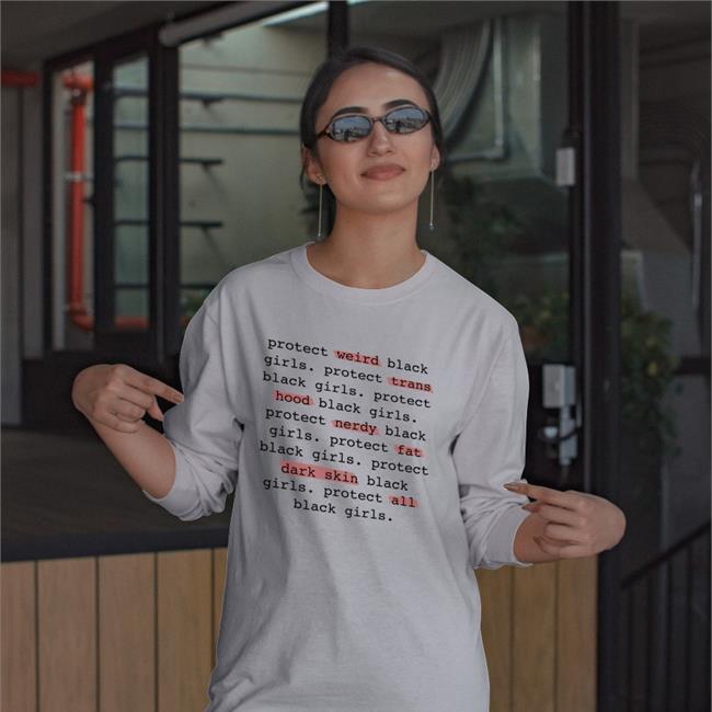 Protect Weird Black Girls Protect Trans Black Girls Protect All Black Girls Shirt Pikachulita Short Stack