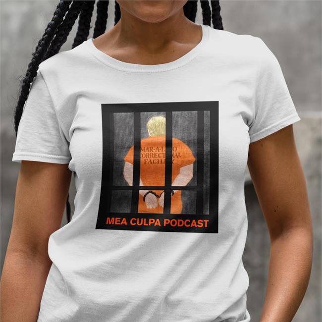 Meidastouch Store Mea Culpa Podcast Hoodied Sweatshirt White