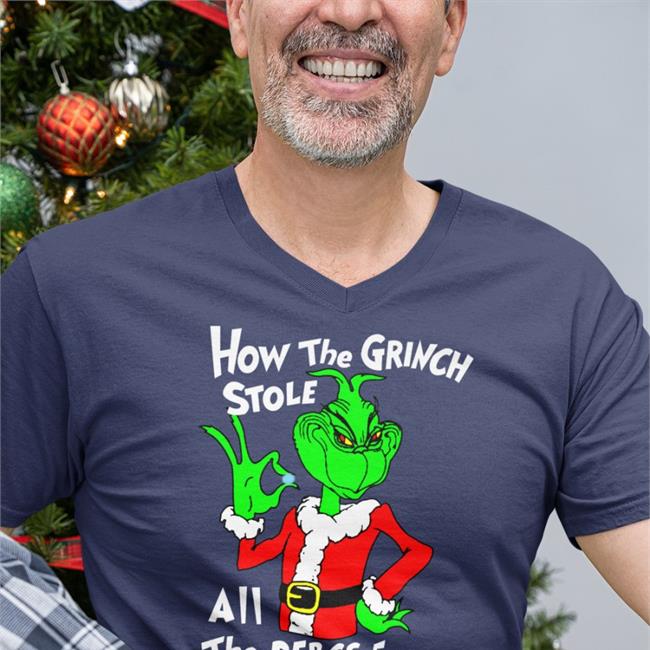 Blue How The Grinch Stole All The Perces From The Who Ville Elderly Home Shirt Shirtsthtgohard