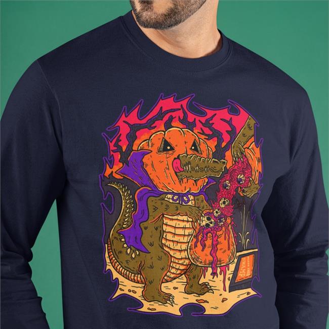 Trick Or Gator Tee Gators Daily Merch Black