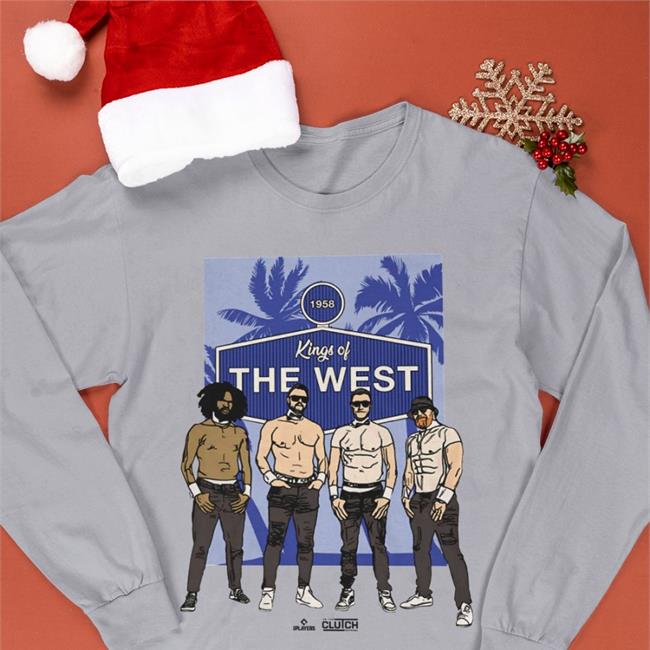 Wearing Kings Of The West Tee Shirt Royal