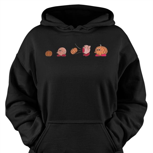 A Stitching Witch Pumpkin Kirby Row Hoodie