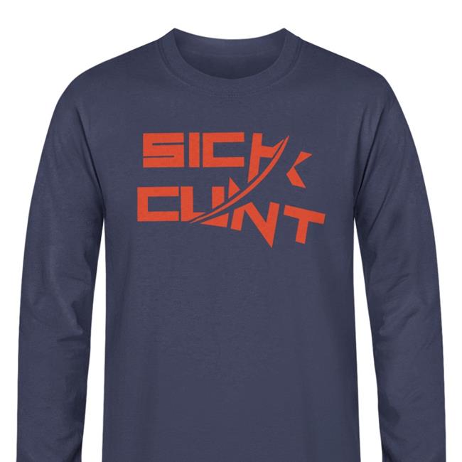 PAX Aus Sick Cunt Tee Black Sick Cunt Long Sleeve Tee Shirt