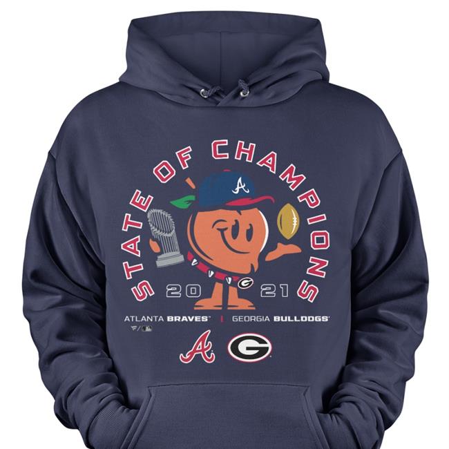 State Of Chamions Atlanta Braves Georgia Bulldogs Shirt