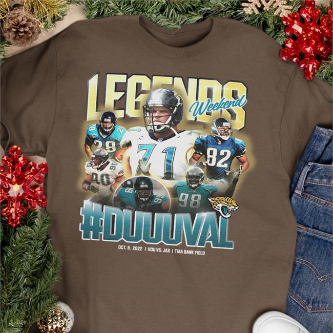 Legends Weekend Duuuval Long Sleeve T Shirt Legends Weekend Duuuval Shirts Black